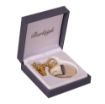 Picture of Full Hunter Pocket Watch with Light Dragoons Cap Badge, Chain - GP - Quartz Battery