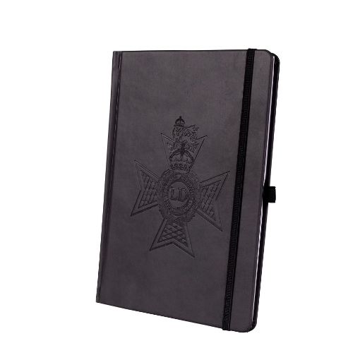 Picture of The Light Dragoons Notebook - A5 Black Embossed Tuscon – Lined