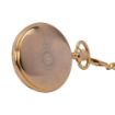 Picture of Full Hunter Pocket Watch with Light Dragoons Cap Badge, Chain - GP - Quartz Battery